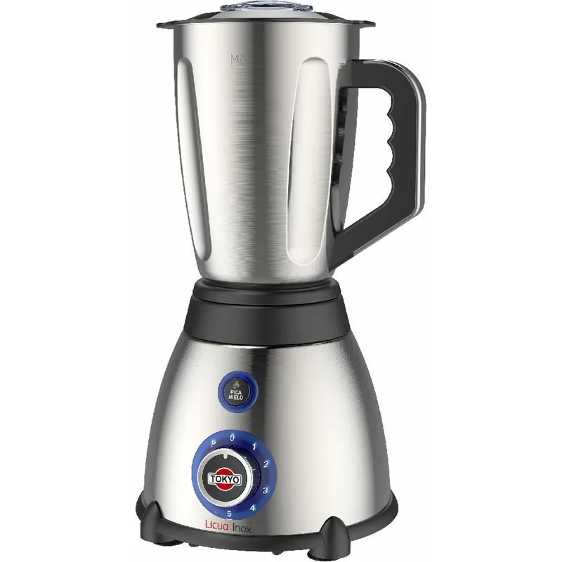 Licuadora Tokyo Licua Inox 1,5 Lts Pica Hielo 5vel